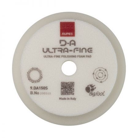 Полировальный диск из поролона (сверхтонкая отделка), белый, 130/150 мм (1 шт) RUPES D-A ULTRA FINE 9.DA150S