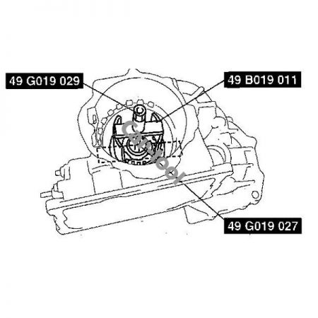 Монтажное приспособление для фрикционов АКПП MAZDA/ FORD Car-Tool CT-B174
