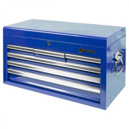 Ящик инструментальный, 6 выдвижных полок и отсек с крышкой, синий МАСТАК 511-06570B