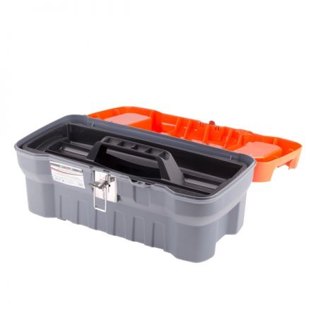 Ящик для инструментов пластиковый с металлическими замками 16", 410x210x175 мм, Stels 90711