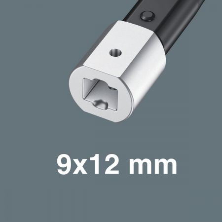 Ключ динамометрический для насадок 9x12 мм, 20-100 Нм, левая/правая резьба, WERA Click-Torque X 3