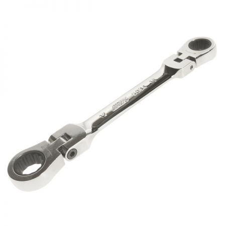Набор ключей накидных трещоточных шарнирных, 8-14 мм, 4 предмета, JTC-5033S