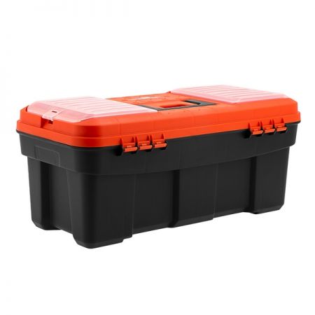 Ящик для инструментов пластиковый с металлическими замками 22", 560x285x235 мм, Stels 90748