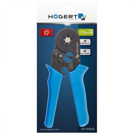 Пресс-клещи для тонкостенных кабельных муфт Hex HOEGERT HT1P205