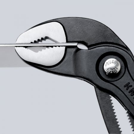 Клещи переставные, зев 36 мм, длина 150 мм, фосфатированные, обливные ручки, KNIPEX Cobra KN-8701150
