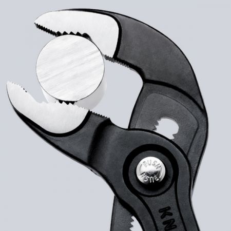 Клещи переставные, зев 70 мм, длина 300 мм, фосфатированные, двухкомпонентные ручки, KNIPEX Cobra KN-8702300