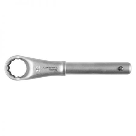 Ключ накидной усиленный, 32 мм, d21.5/235 мм, Jonnesway W77A132