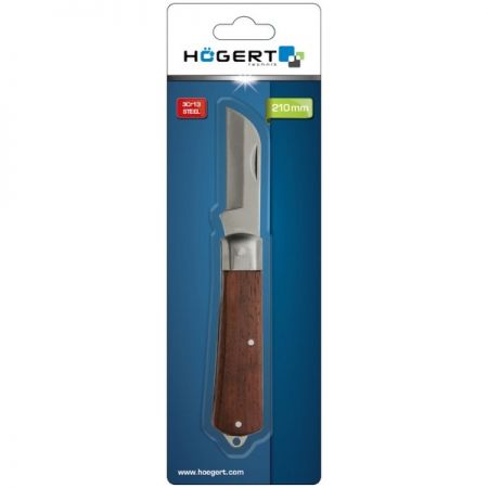 Нож монтерский прямой, складной HOEGERT HT4C650