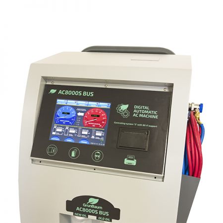 Установка для заправки автокондиционеров автоматическая GrunBaum AC8000S BUS