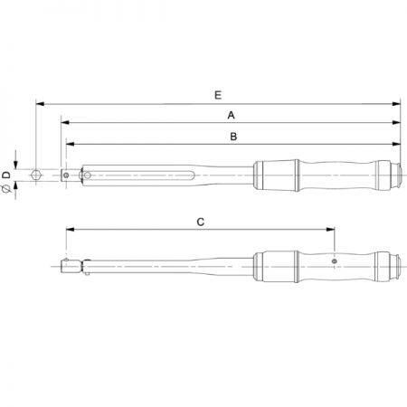 BAHCO 74WS-15 Динамометрический ключ, держатель 16 мм, 3-15 Нм