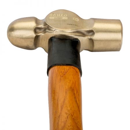 BAHCO NS506-300 Молоток с круглым бойком, искробезопасный, 300 г, деревянная рукоятка